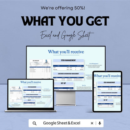Government Construction Bid Template | Construction Bid Spreadsheet | Contractor Bid Proposal Template | Excel & Google Sheets |