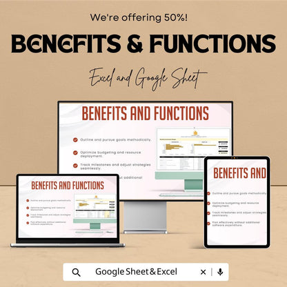 Monthly Construction Budget Template | Construction Budget Spreadsheet | Contractor Monthly Budget Planner