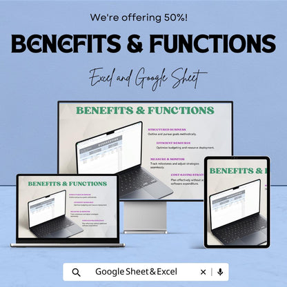 Restaurant Bookkeeping Sheet | Excel & Google Sheet | 50% OFF | Financial Management Template