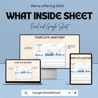 Sales Client Feedback Analysis Template | Client Sentiment Tracker | Sales Performance Review Sheet