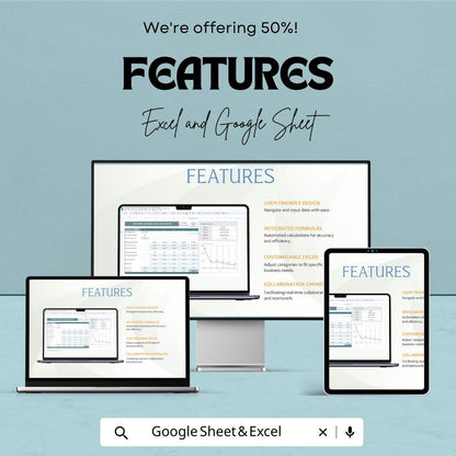 Customer Lifetime Value (CLV) Calculator Sheet | Post-Sale Tracker for Excel & Google Sheets | CLV Financial Calculator Template