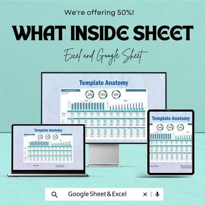 Hotel Profit and Loss Sheet | Excel and Google Sheets Template | Revenue & Expense Tracker | Financial Performance Analysis |