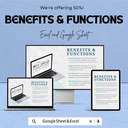 Finance Data Sheet | Google Sheet Template | Financial Analysis and Budget Tracking | Income & Expense Spreadsheet | Monthly Finance Tracker